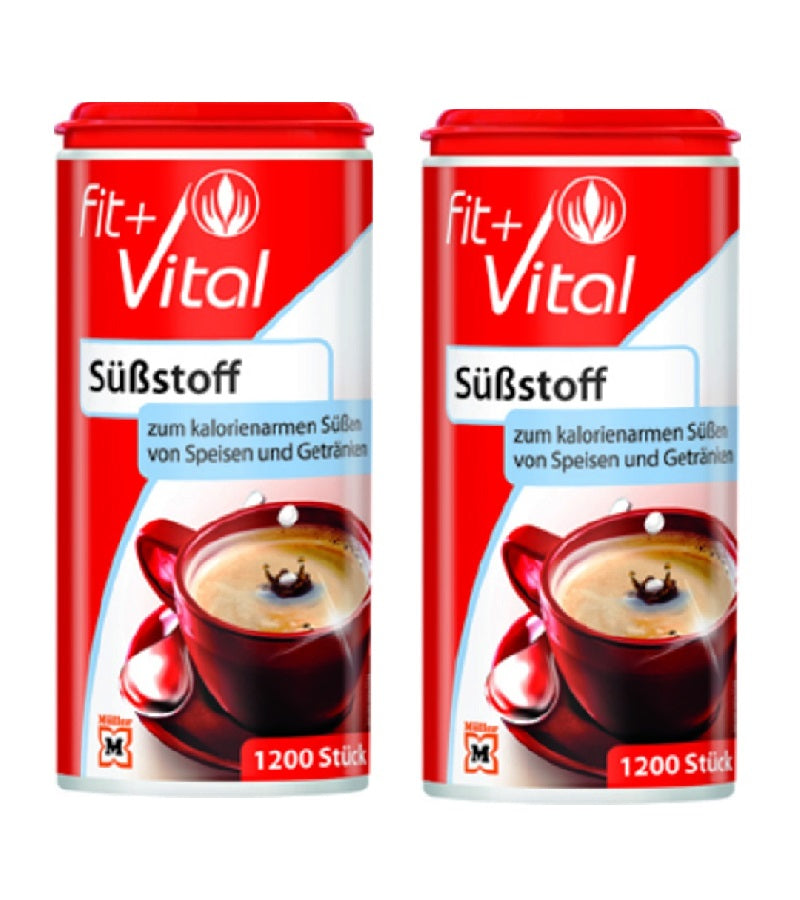 MIVOLIS German Sweetener Tablets 1200pcs in Dispenser 