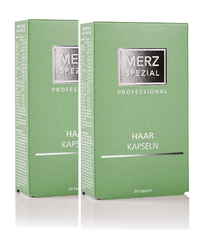 2xPack MERZ Spezial Professional Hair Capsules 120 Capsules