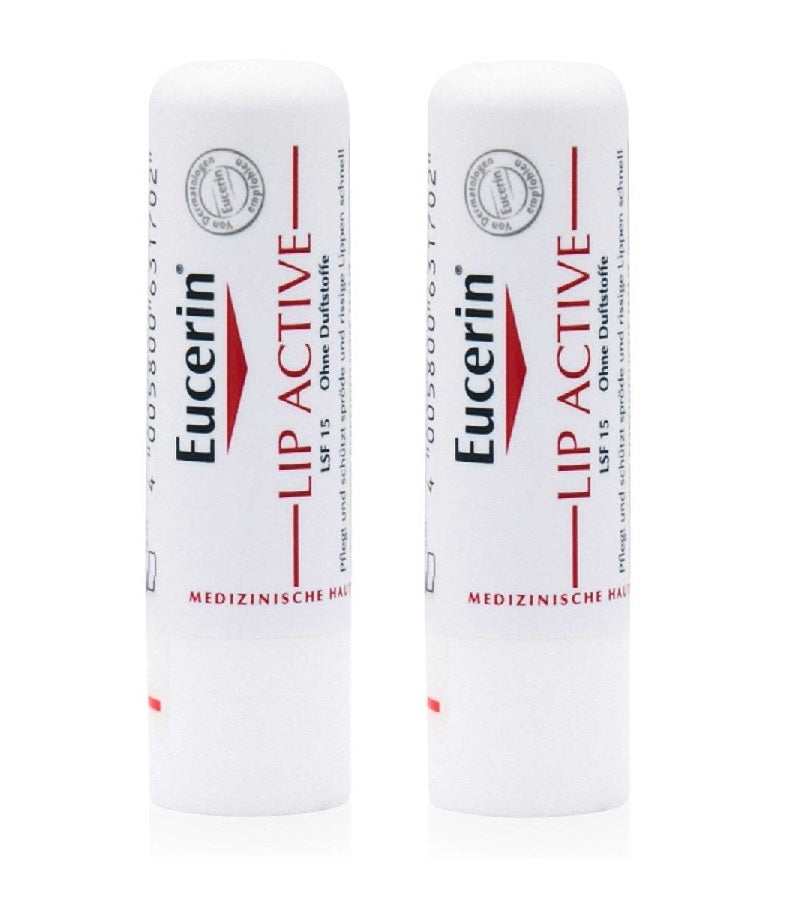 2xPack Eucerin Lip Active Lip Balm 9.6 g