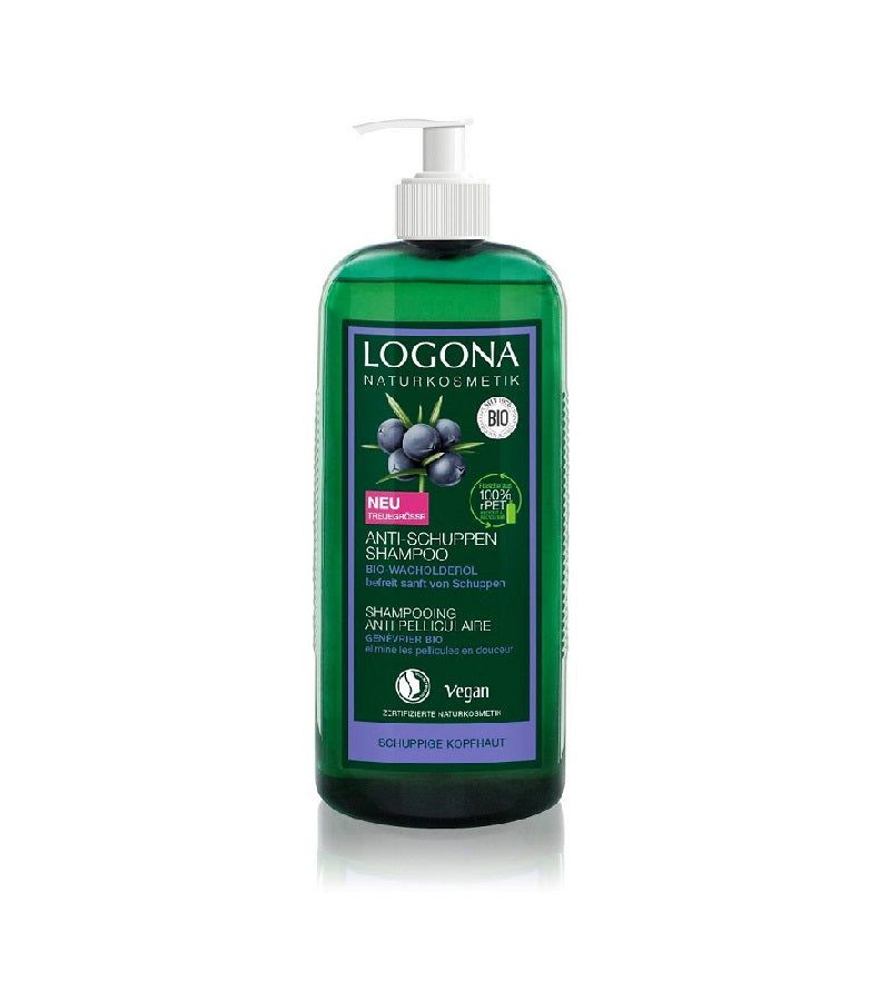 Logona Organic or Anti-Dandruff ml Juniper - Oil Shampoo – 250 750 Hair