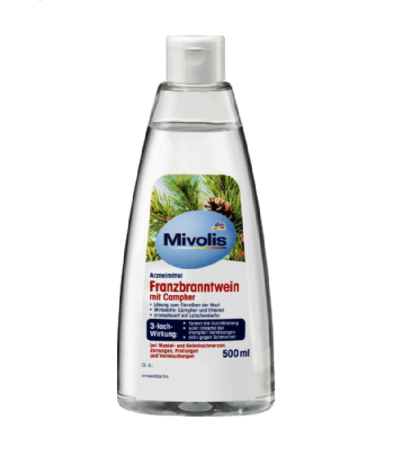 Mivolis Rubbing Alcohol for Muscle Pain and Improved Blood Circulation –