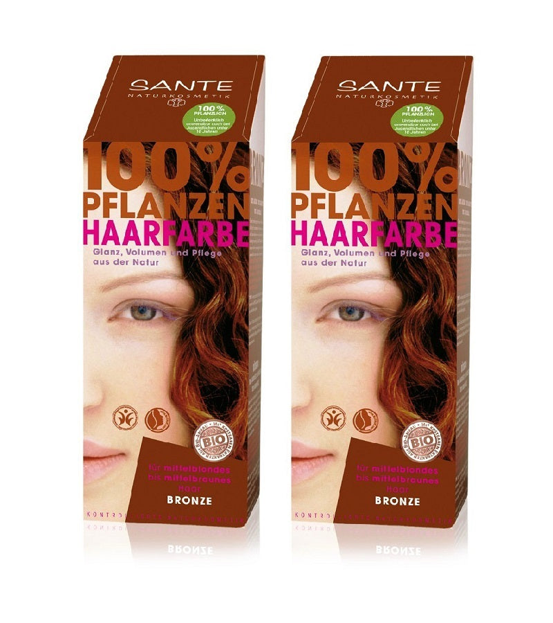 2xPack Sante Plants Powder Hair Color - Seven Shades - 200 g – | Colorationen