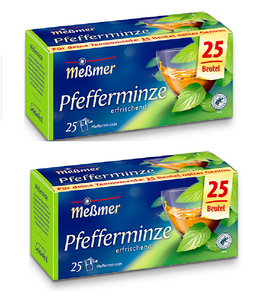2xPack Meßmer Peppermint Tea Bags - 50 Pcs