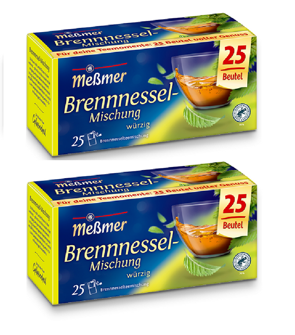 2xPack Meßmer Nettle Mixtures Tea Bags - 50 Pcs