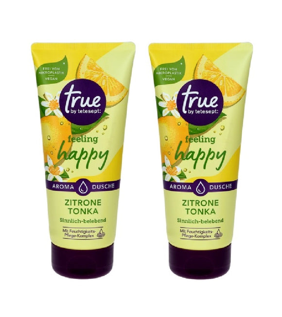 2xPack True by Tetesept Feeling Happy Aroma Shower - 400 ml