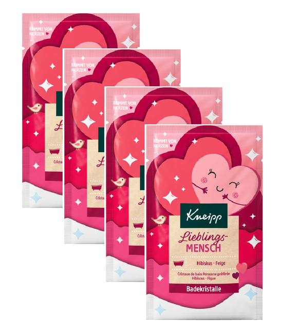 4xPack Kneipp Favorite Person Bath Crystals - 240 g