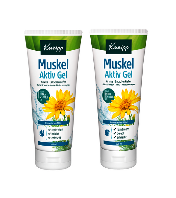 2xPack Kneipp Muscle Active Gel - 400 ml