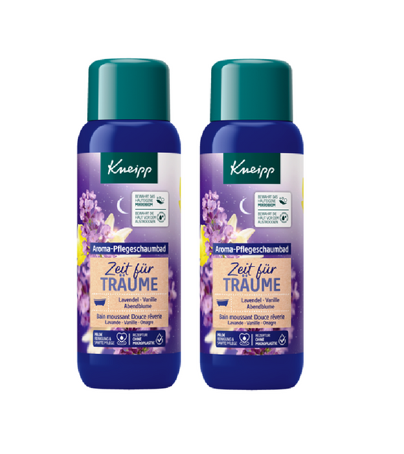 2xPack Kneipp Time for Dreams Aroma Care Bubble Bath - 800 ml