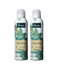 2xPack Kneipp Refreshing Shower Foam - 400 ml