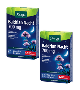 2xPack Kneipp Valerian Night 700mg Tablets - 60 Pieces