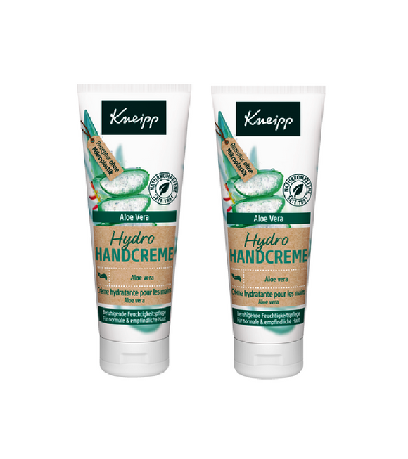 2xPack Kneipp Hydro Aloe Vera Hand Cream - 150 ml