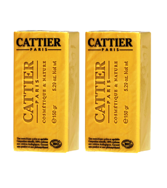 2xPack Cattier Healing Clay Soap for Dry and Sensitive Skin - 300 g