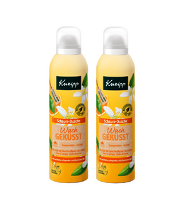 2xPack Kneipp Kissed Awake Orange Blossom & Jojoba Oil Shower Foam - 400 ml