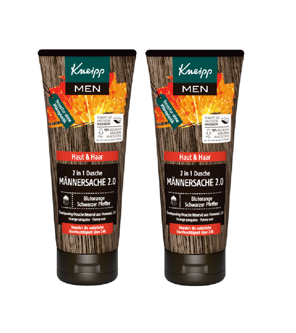 2xPack Kneipp 2 in1 Shower Men Thing 2.0 - 400 ml