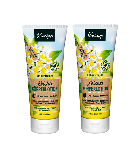 2xPack Kneipp 'Joy of Life' Light Body Lotion - 400 ml