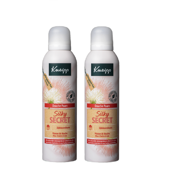 2xPack Kneipp Silky Secret Shower Foam - 400 ml