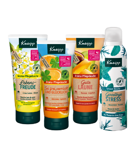 4xPack Kneipp Package Shower Favorites - 800 ml