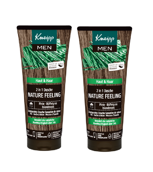 2xPack Kneipp Men 2in1 Shower Nature Feeling - 400 ml