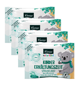 4xPack Kneipp Naturkind Cold Season Bubble Bath for Kids - 320 g