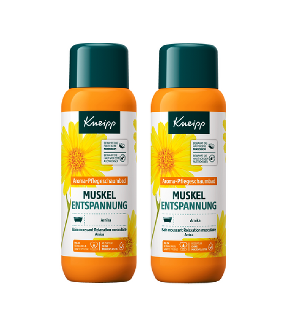 2xPack Kneipp Aroma Care Muscle Relaxation Bubble Bath - 800 ml