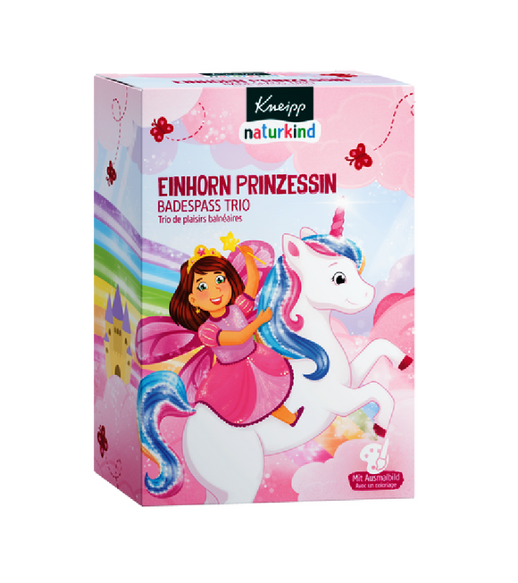 Kneipp Naturkind Unicorn Princess Bath Set for Kids