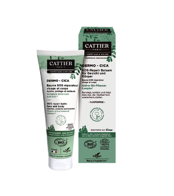 Cattier Bio Cica SOS Repair Balm for Face and Body - 40 ml