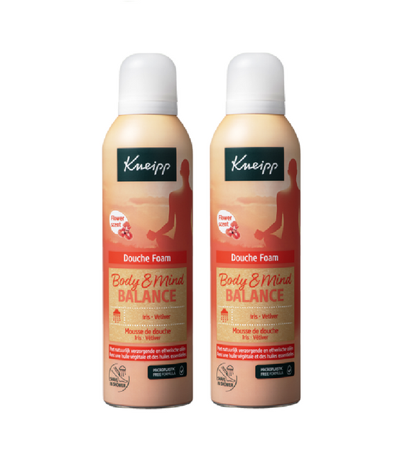 2xPack Kneipp Body & Mind Balance Shower Foam - 400 ml