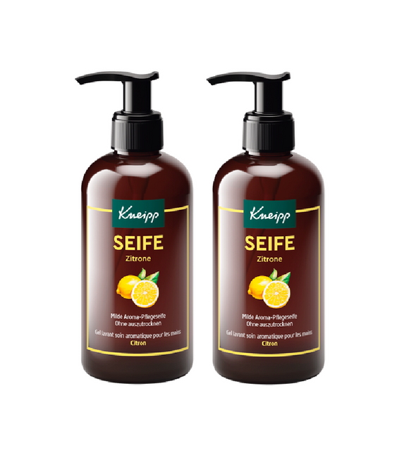 2xPack Kneipp Mild Lemon Aroma Care Liquid Soap - 500 ml