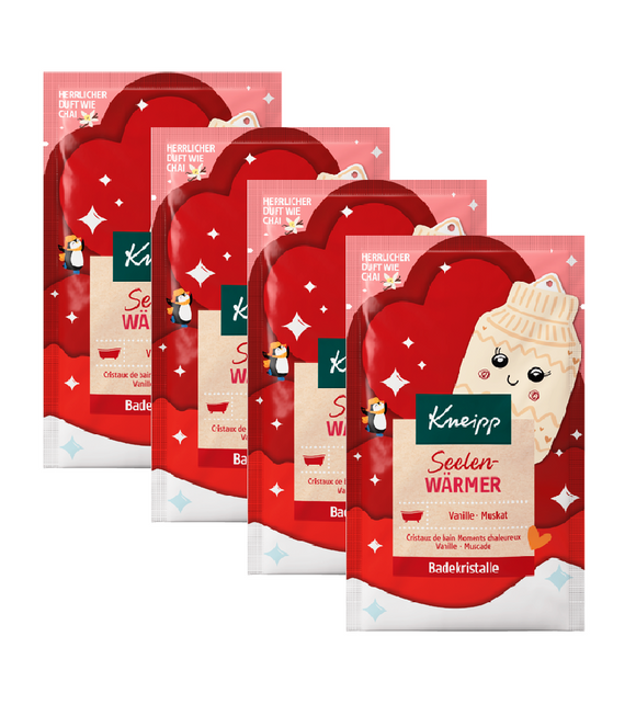 4xPack Kneipp Soul Warmer Bath Crystals - 240 g