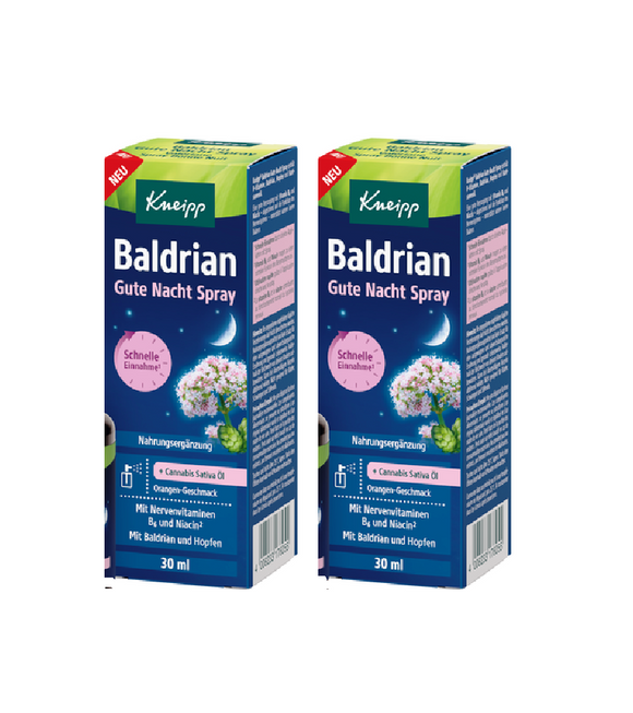 2xPack Kneipp Good Night Valerian Spray - 60 ml