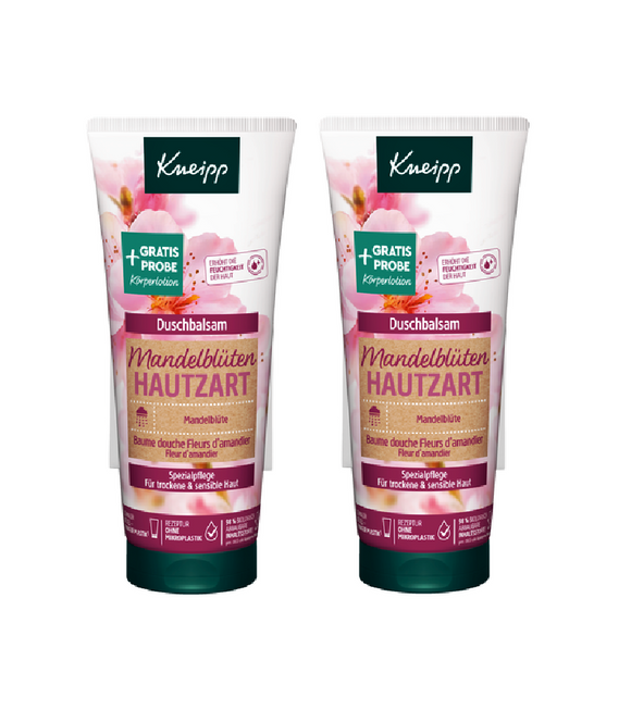 2xPack Kneipp Soft Skin Almond Blossom Moisturizing Shower Gel - 400 ml