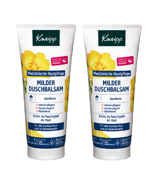 2xPack Kneipp Mild Shower Balm Evening Primrose - 400 ml