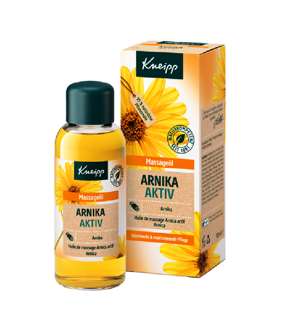 2xPack Kneipp Arnica Active Massage Oil for Joints & Muscles - 200 ml