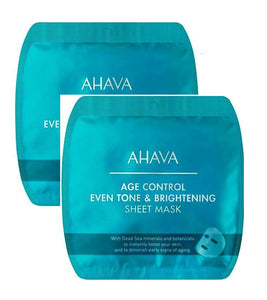 2xPack AHAVA Age Control Sheet Masks