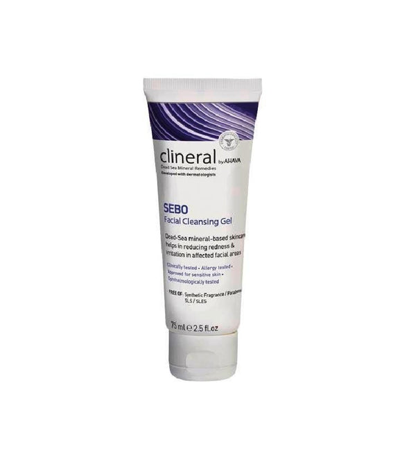 AHAVA Clineral SEBO Facial Cleansing Gel - 75 ml