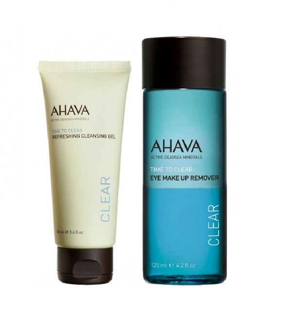 AHAVA Time To Clear Cleanser and Makup Remover Set