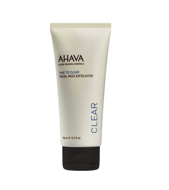 AHAVA Time To Clear Facial Mud Exfoliator - 100 ml