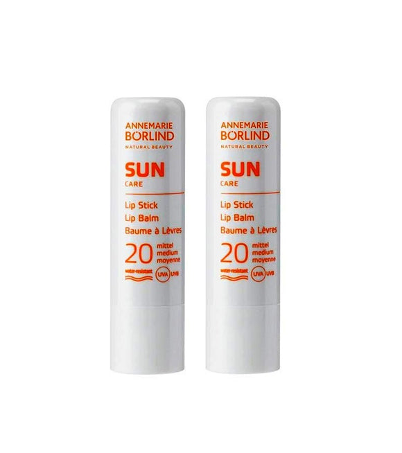 2xPack ANNEMARIE BÖRLIND SUN Lip Stick SPF 20 - 9.6 g