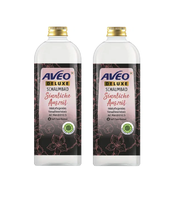 2xPack AVEO Deluxe Bubble Bath Sensual Time Out - 1000 ml