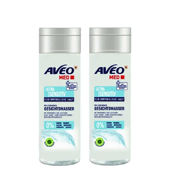2xPack AVEO MED Nourishing Facial Toner - 400 ml