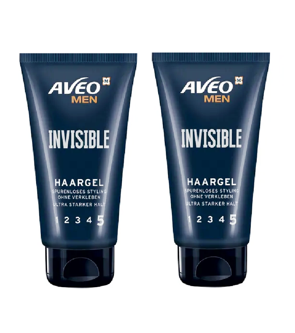 2xPack AVEO MEN Invisible Hair Gel - 300 ml