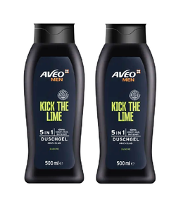 2xPack AVEO Kick the Lime Shower Gel - 1000 ml