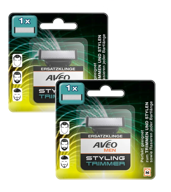 2xPack AVEO MEN Styling Trimmer Replacement Blades