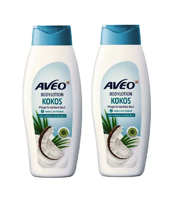 2xPack AVEO Nourishing Coconut Body Lotion - 1000 ml