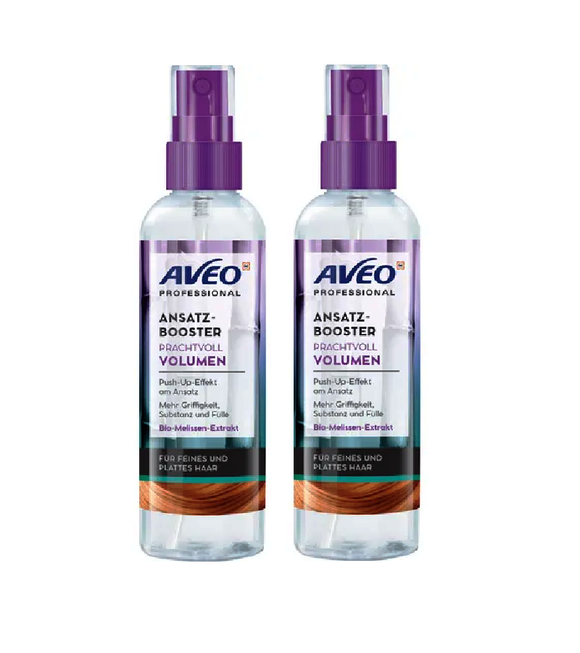 2xPack AVEO Professional Root Booster Magnificent Hair Volume - 400 ml