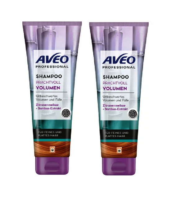 2xPack AVEO Professional Shampoo Magnificent Volume - 500 ml