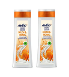 2xPack AVEO Cream Shower Milk & Honey - 600 ml