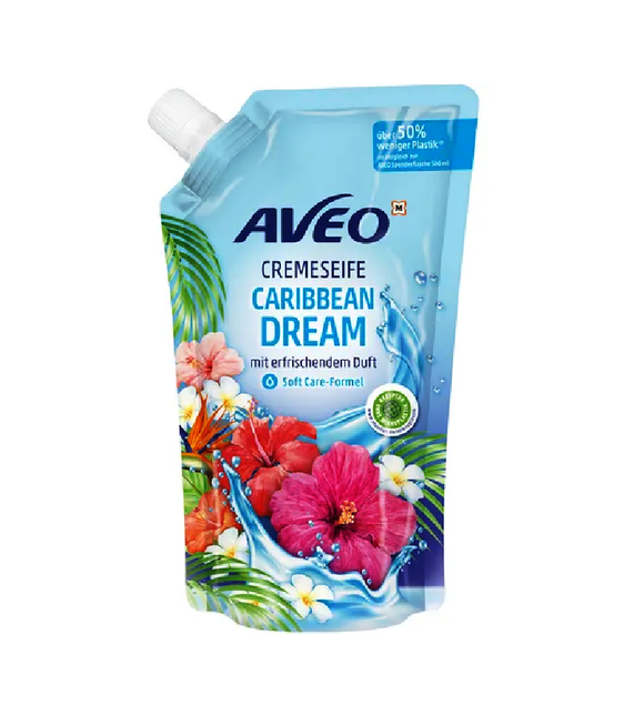 AVEO Cream Soap Caribbean Dream Refill Bag - 750 ml