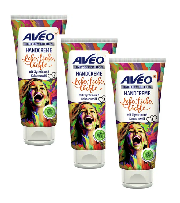 3xPack AVEO Summer Hand Cream - 300 ml