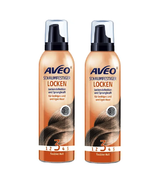2xPack AVEO Professional Mousse  for Curls - 500 ml
